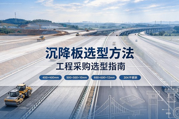 观山湖沉降板选择方法