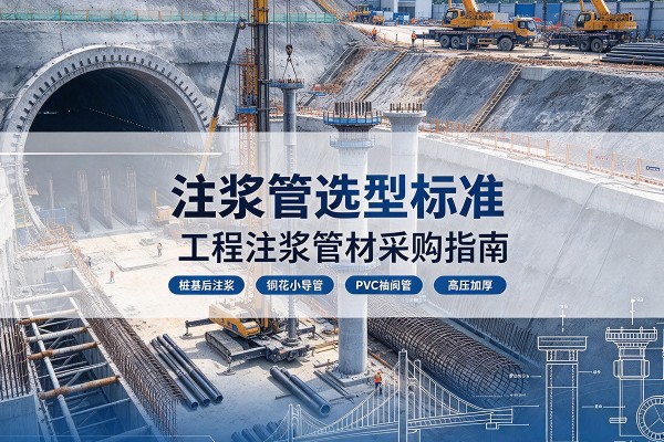 观山湖注浆管选型标准