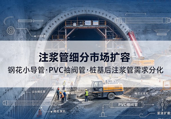 观山湖注浆管细分市场扩容，隧道钢花小导管、PVC 袖阀管、桩基后注浆管需求分化
