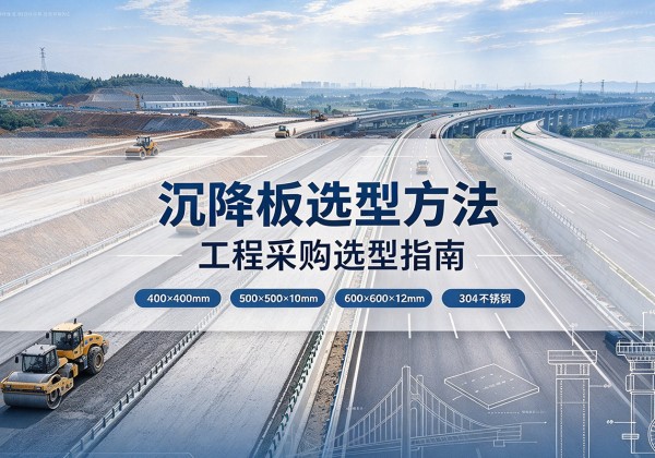 观山湖沉降板选择方法